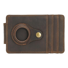 Portable Wallet Holder Case Thin Anti-Lost for AIRTAG Money Credit Ca