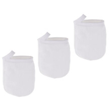 3pcs Soft Microfiber Face Cleansing Gloves Makeup Remover Cloth Pad Re