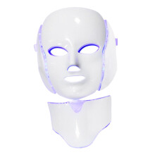 7 Colors LED Photon Face Neck Mask Skin Therapy Anti-Aging Device EU P