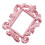 Pink Vintage Baroque Rectangle Wall Frame Home Decor Wedding Photo Pro 2