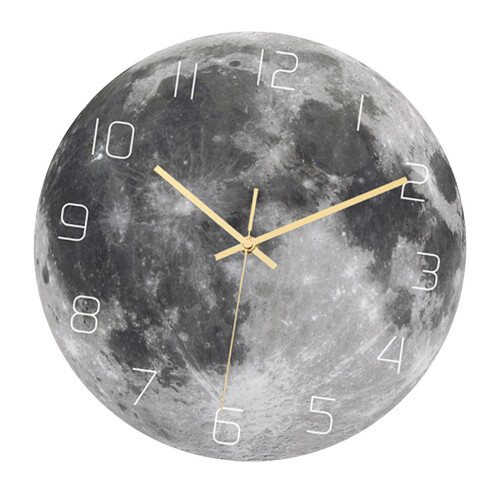 Luminous Wall Clock Circular Silent Sweep Clocks Dining Room Office Or