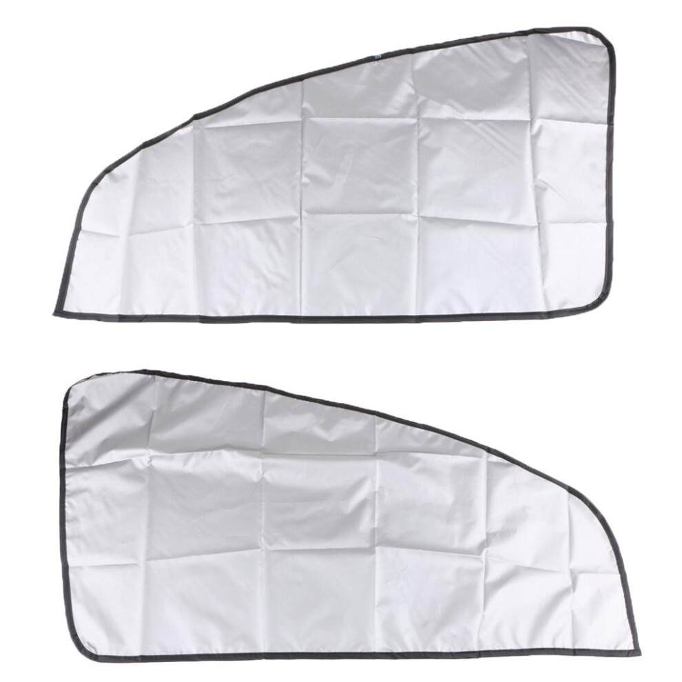 1 Pair Magnetic Sunshade Shield Curtains Double Sides For Car Oblique 6901423012813