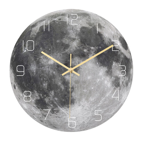 Luminous Wall Clock Circular Silent Sweep Clocks Dining Room Office Or 2