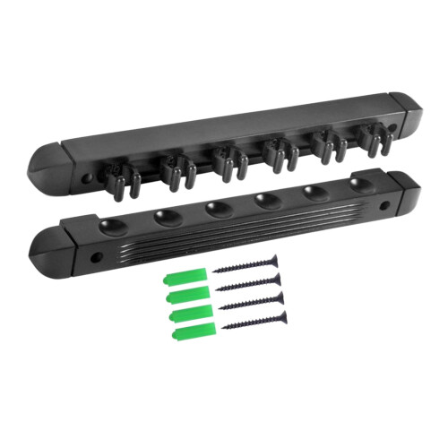 Billiard Cue Rack Rods Organizer Wall Mounted Stand Pool Stick Holder 1