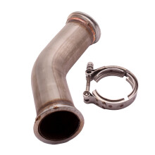 Stainless Steel 45 Degree V-Band Pipe for 2.5 inch V band Flanges Clam