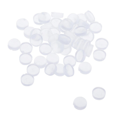 50 Pieces Spit Valve Cork Water Key Replacement Accessory Part White 1
