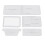 5pcs/Set Clear Acrylic Wallet Stencil Template DIY Leather Craft Tool 1