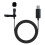 USB External Microphone W/ Collar Clip Mic & Cable for Smartphone Lapt 2