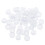 50 Pieces Spit Valve Cork Water Key Replacement Accessory Part White 3