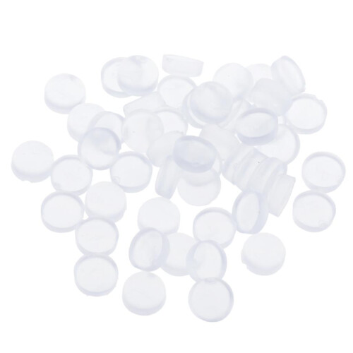 50 Pieces Spit Valve Cork Water Key Replacement Accessory Part White 2