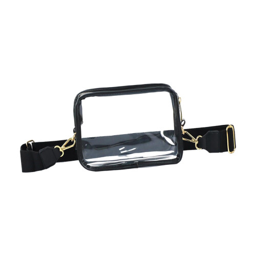 Transparent Crossbody Bag Versatile Purse Handbag Adjustable Strap Cle 1