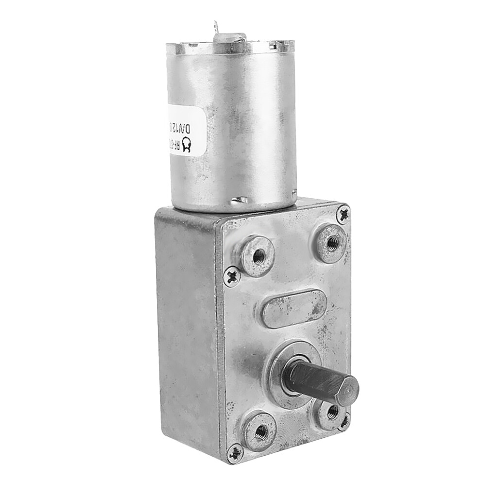 12V High Torque Turbine Gearbox Electric Worm Gear Reduction Dc Motor 6901423017665
