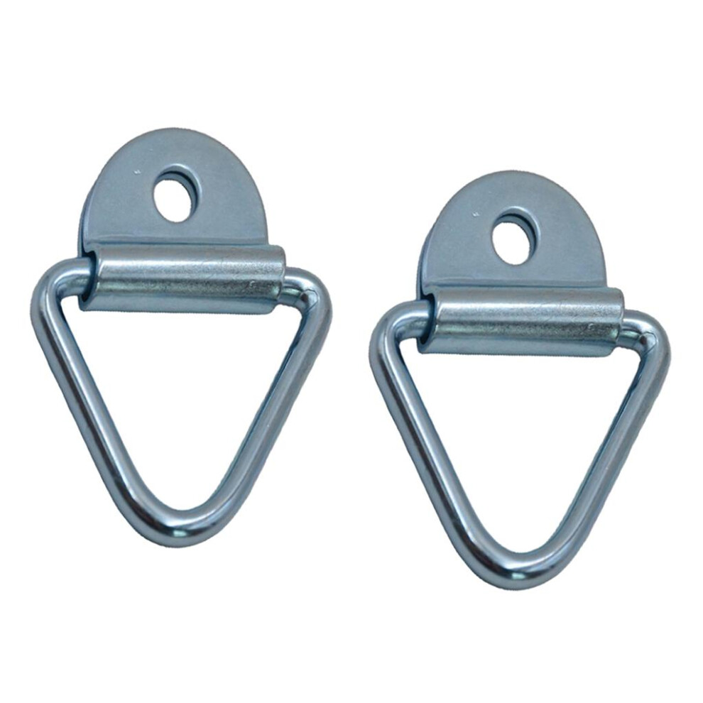2Pc Tie Down Lashing Ring & Cheat Anchor Zinc For Truck Trailers Van B 6901423017153