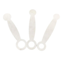 3pcs/set Stainless Flute Pads Repair Kits Flute Pad Tools Parts Replac