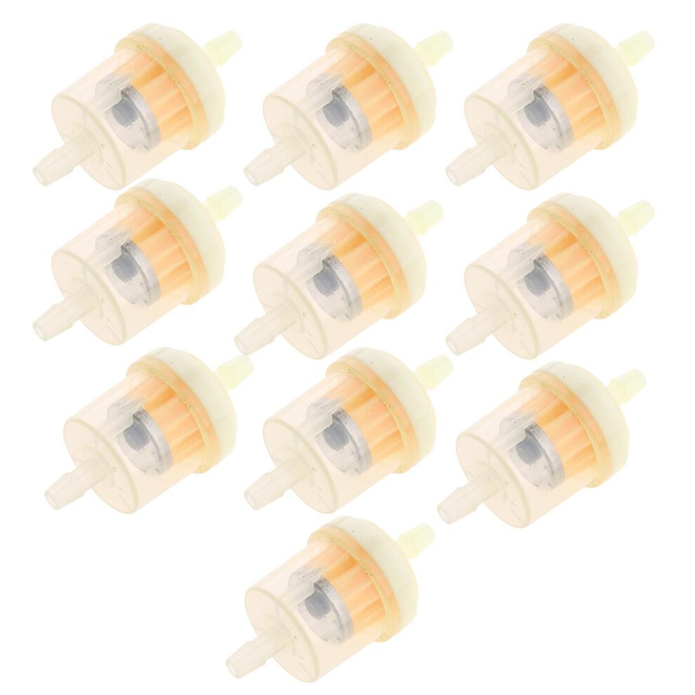 10Pcs Plastic Universal Motorcycle Petrol Inline Fuel Filter For 7Mm P 6901423020795