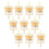 10pcs Plastic Universal Motorcycle Petrol Inline Fuel Filter for 7mm P 3