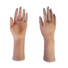 Silicone Womens Mannequin Fake Hands Jewelry Bangles Ring Display Hand