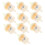 10pcs Plastic Universal Motorcycle Petrol Inline Fuel Filter for 7mm P 2