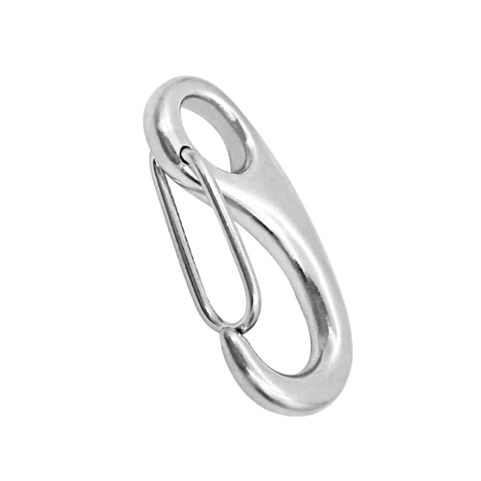 Heavy Duty 2" 50Mm Spring Gate Snap Hook Clip For Carabiner Swing Hamm Light 6901423020887