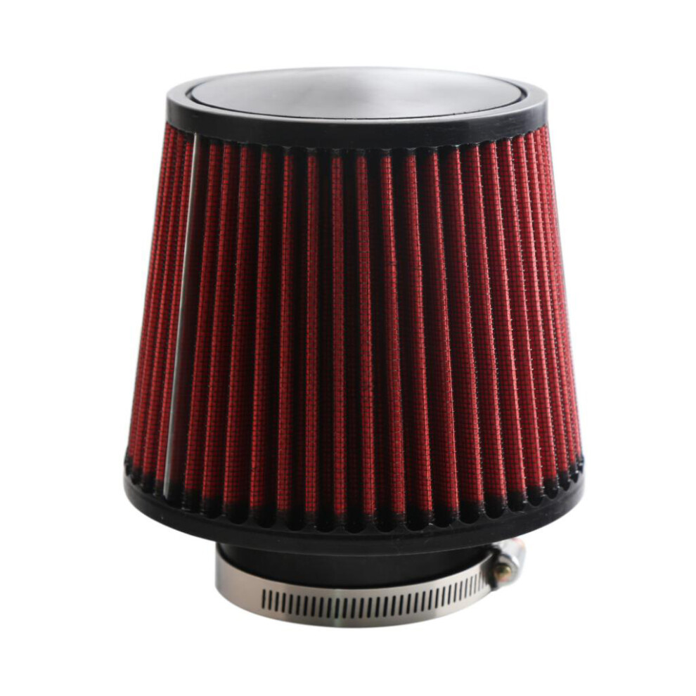 Universal 76Mm 3Inch Neck Inverted Dual Cone Intake High Flow Air Filt 6901423020344