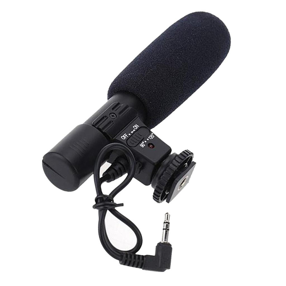 Slr Camera Microphone Stereo Recording Mic For Dv Digital Camcorder 6901423019577
