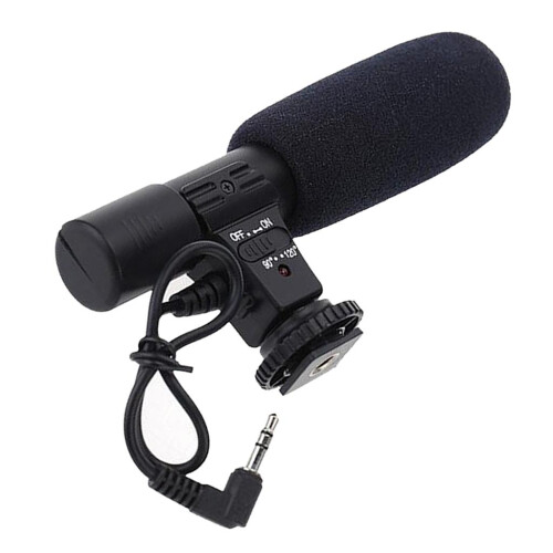 SLR Camera Microphone Stereo Recording Mic for DV Digital Camcorder 1