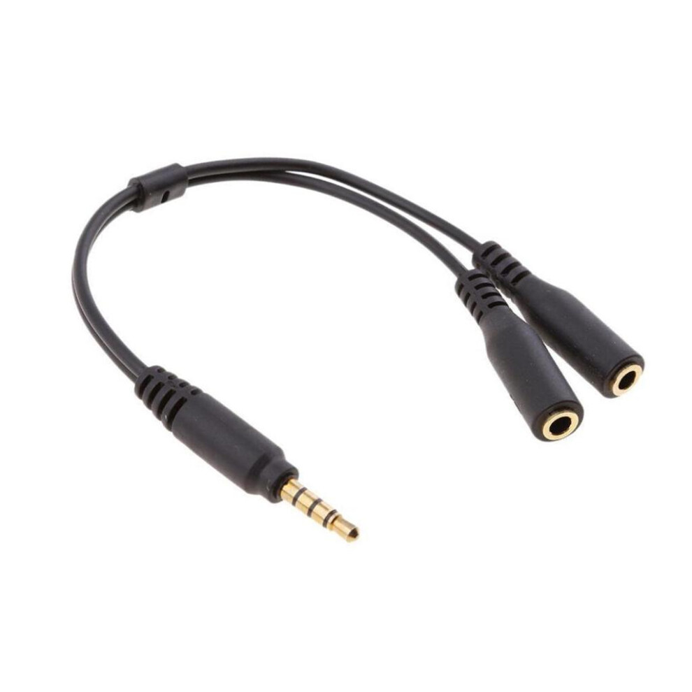 2.5Mm Male To 3.5Mm Female Adapter And 3.5Mm Splitter Mic And Audio Ca 6901423021037