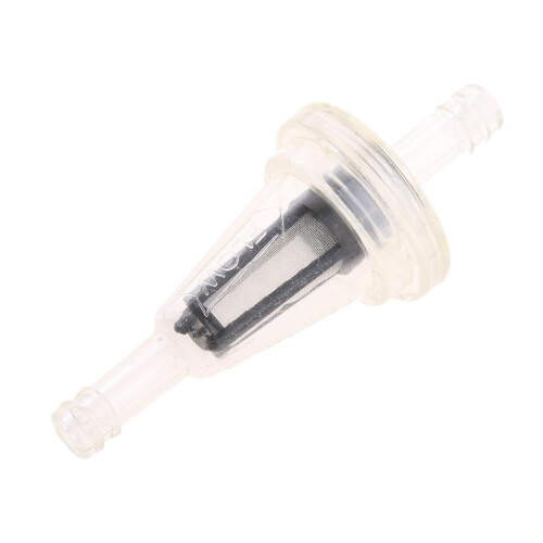 Plastic Universal Motorcycle Petrol Inline Fuel Filter for 8mm 5/16" P 2