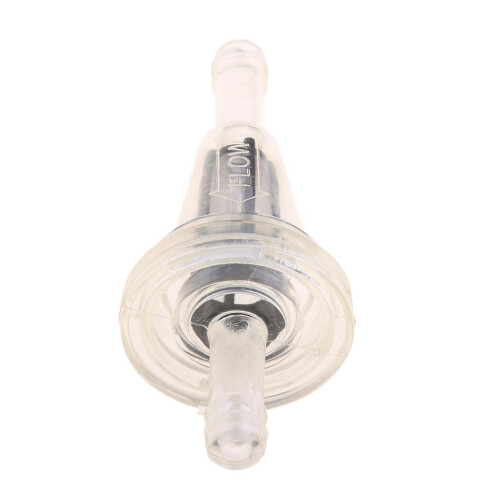 Plastic Universal Motorcycle Petrol Inline Fuel Filter for 8mm 5/16" P 1