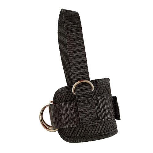Ankle Strap D-Ring Neoprene Padded Ankle Cuffs Weight Lifting Adjustab