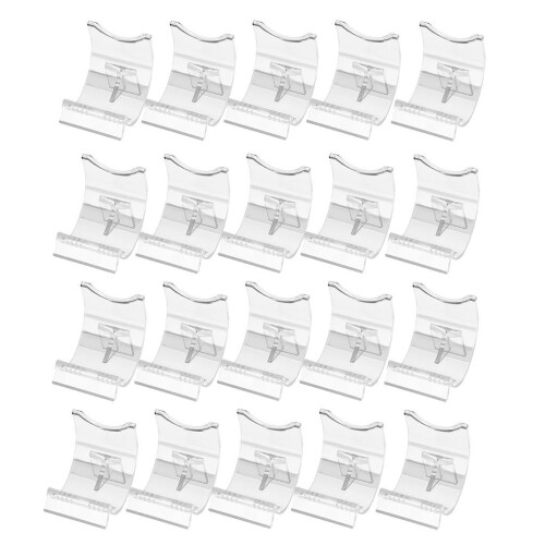 20PCS Lighter Display Stand Clear Acrylic Easel Holder Rack for Lighte