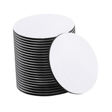 20 x Neoprene Blank Sublimation Coasters 10cm x 10cm Round non-slip bo