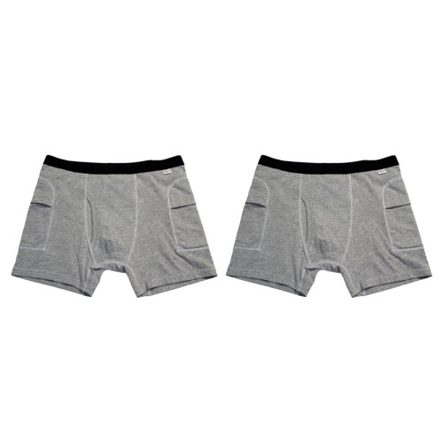 2 Pieces Men Elders Hip Fractures Protector Underwear Fall Prevention