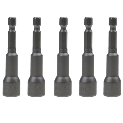 5 Piece 10mm Hex Socket Sleeve Nozzles Magnetic Nut Driver Drill Bit T 2