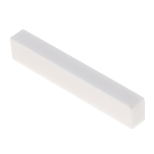 6 String Acoustic Guitar Bone Bridge Nut for Guitar Replacements Parts 2
