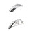 Motorcycle Front + Rear Flap Splash Mudguard Protectors for CG125 1