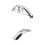 Motorcycle Front + Rear Flap Splash Mudguard Protectors for CG125 2