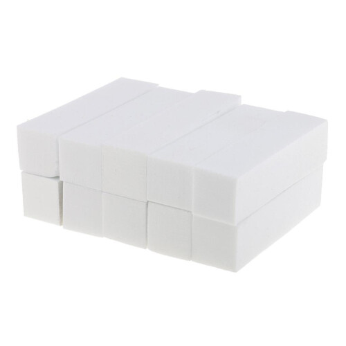 10 Pieces Nail Art Manicure Pedicure Buffer Block Buffing File Tools W