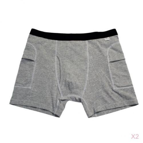 2 Pieces Men Elders Hip Fractures Protector Underwear Fall Prevention 2