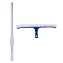 ABS Plastic Swimming Pool Spa Cleaning Brush Broom Two Piece Telescopi