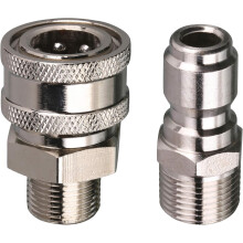 Adaptadores de acero inoxidable fabricados con precisión, acopladores de conexión rápida de alta calidad para un rendimiento a prueba de óxido,
