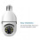 Wireless Wifi Bulb Camera with 355 Rotation & Night Vision E27 Base 6