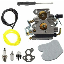Vergaser-Reparatursatz mit Luftfilter für Husqvarna 235, 235E, 236, 236E, 240 und 240E Kettensägen, Vergaser-Überholungssatz, Ersatz für Zama