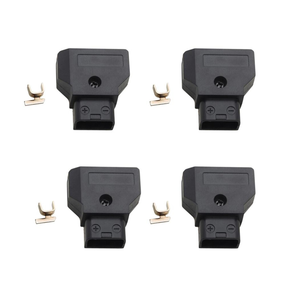 4Pcs Male D-Tap Connector Dslr Rig Power Cable V-Mount Anton Battery A 6901423031838