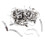 100 Pieces Spring Clips Metal Picture Frame Framing Hardware DIY Suppl 1