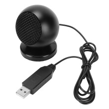 Noise Reduction Microphone, Portable Design Non-slip Design High Quality Material for Zoom Call, Skype Chatting, Plug & Play (Size of a Small Palm)