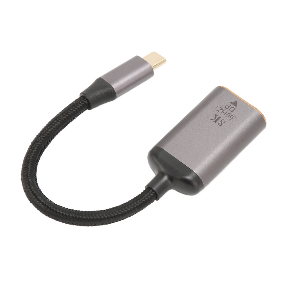 Aluminum Usb-C To Displayport Adapter 8K/4K 144Hz Hdr Converter 4611381320715
