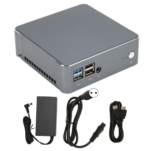 Space Saving Mini Desktop Computer Featuring Dual DDR4 Memory Slots, Gigabit Ethernet And Industrial Grade Cooling System For Long Term Operation
