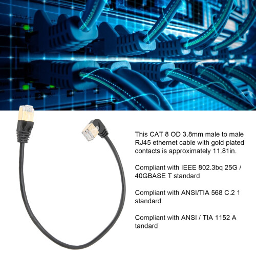 Καλώδιο Ethernet σωστής γωνίας υψηλής απόδοσης προστατευμένο καλώδιο Gigabit Ethernet 2
