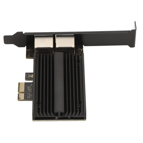 Κάρτα δικτύου PCIe διπλής θύρας 2.5Gbps με συμβατότητα με παλαιότερες εκδόσεις για 1Gbps 2